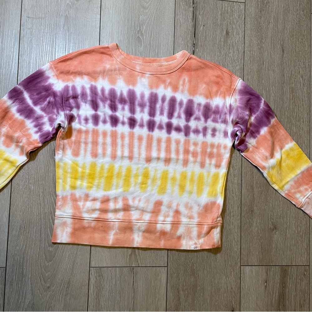 GAP Kids Tie Dye Crewneck Sweatshirt S (6-7)‎ - Picture 2 of 8